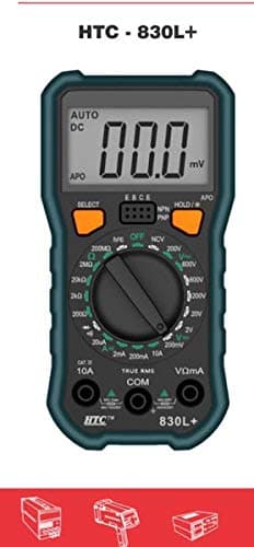 HTC Instruments HTC-830L+ Digital Multimeter by Indian Hobby Center, battery powered 2
