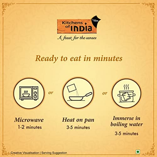 Kitchens of India Pav Bhaji, ITC Ready to Eat Indian Food, Just Heat and Eat, Microwavable, 285g 3