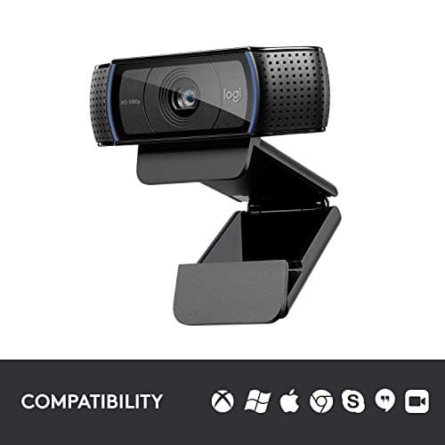 Logitech C920 HD Pro Webcam - 1080p, Optical, Full HD Streaming Camera for Widescreen Video Calling and Recording, Dual Microphones, Autofocus, Compatible with PC - Desktop Computer or Laptop - Black 5