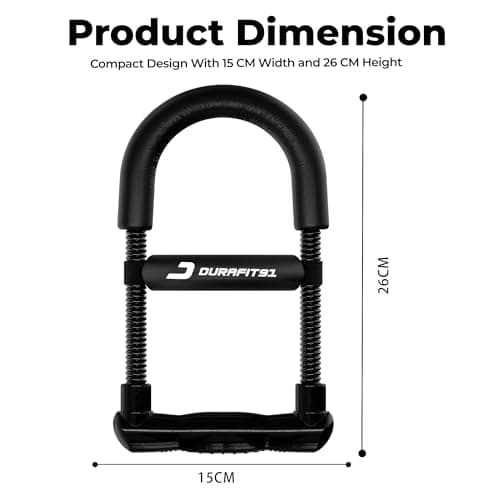 Durafit91™ Forearm Strengthener Wrist Exercise Equipment with Adjustable Resistance(5 to 60Kg), Hand Grip Strengthener for Men & Women, Wrist Trainer for Home Gym, Arm Workout & Muscle Building 4