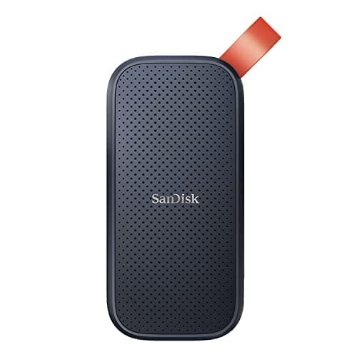 SANDISK 1TB Portable SSD, 800MB/s R, USB 3.2 Gen 2, Rugged SSD with Upto 2 Meter Drop Protection, Type-C to Type-A Cable, PC & Mac Compatible, 3 Y Warranty, External SSD (SDSSDE30-1T00-G26)