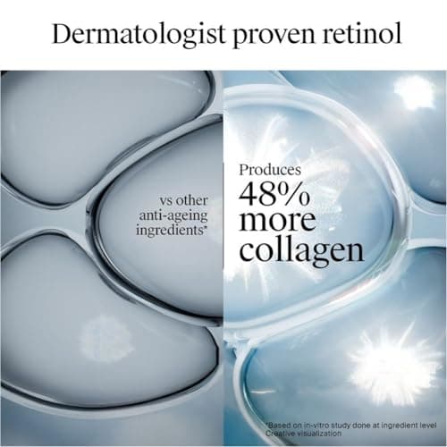 Neutrogena Visible Repair Retinol Day & Night Cream: Boosts Collagen for Anti-Ageing, Wrinkles, Fine Lines 50g 5
