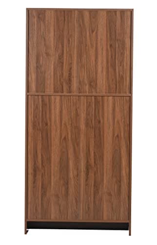 DeckUp Muvo 5-Shelf Engineered Wood Book Shelf and Display Unit (Walnut, Matte Finish) 4