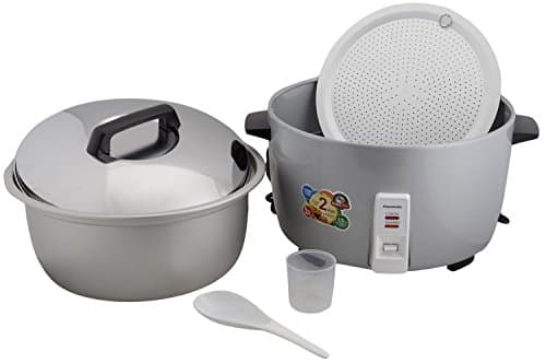 Panasonic SR-942DPMS Automatic Warmer Electric Rice Cooker | Keeps 5hr Warmer | Stainless Steel Lid | Anodized Aluminium Pan | (Silver, 10 Liters) 2
