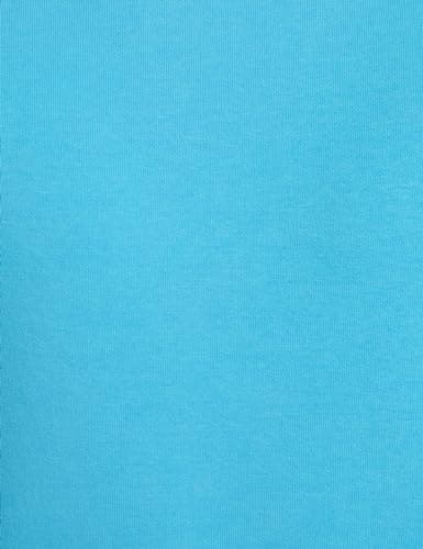 Amazon Brand - Symbol Men's Regular fit Solid Sweatshirt (AW18MNSSW01F_Aqua Blue_Large) 6