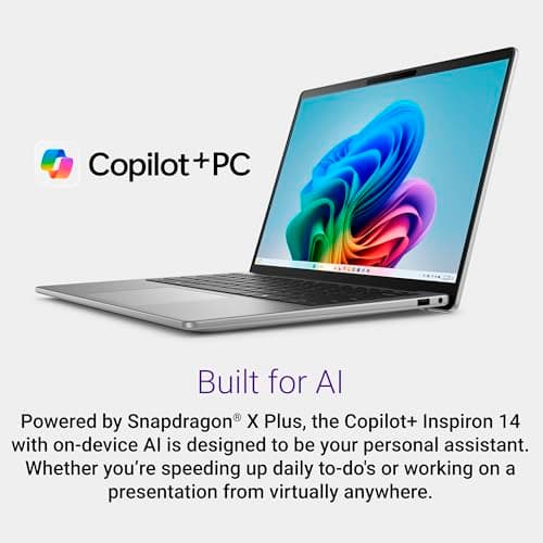 Dell Inspiron 5441 Laptop, Built-in AI Snapdragon X Plus X1P-42-100 8C Processor/16GB/ 512GB SSD/ 14" (35.56cm) 300 Nits FHD Display/Backlit KB/Windows 11 + MSO'21/15 Month McAfee/Titan Gray/1.53kg 5