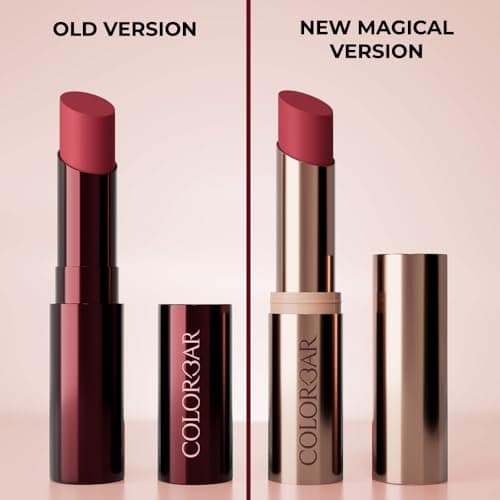 Colorbar Kissproof Lipstick Nude Kiss Lightweight and Matte texture Vegan,Paraben,Mineral Oil,Sulphate,Cruelty Free 3.7g 3