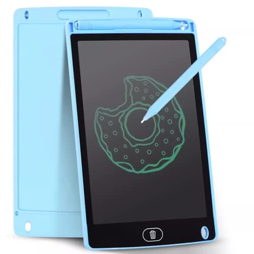 Buddies Cart LCD Writing Tablet 8.5 Inch Screen, Kids Toys, Writing Tablet Kids Toys for Boys 4 Years Toys for 5+ Years Boys, Best Birthday Gift Drawing Tablet, E-Note Pad, Remove Button Multicolor