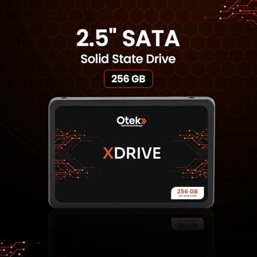 OTEK XDRIVE 256GB SATA III Internal SSD | 2.5 Inch Desktop SSD | 550MB/s Read, 500MB/s Write | 3D TLC NAND | Fast Boot Drive with 3 Year Warranty for PC Upgrade 4