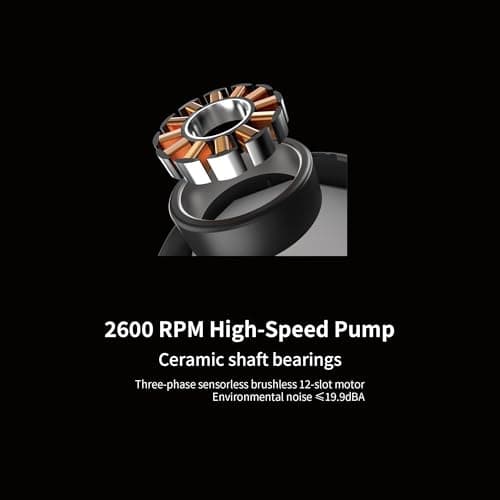 Ant Esports Glacius 240 AIO Liquid Cooler|2.8" LCD Display|Intel LGA1851, AMD AM5|High-Performance FAN 2000 RPM, 86 CFM, 3.54 mmH2O of Static Pressure|Magnetic Temperature Monitoring Display 3