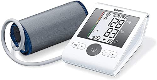 Beurer BM 28 Upper Arm Blood Pressure Monitor with German Engineering, Multi-User Memory, Resting Indicator Technology, Irregular Heartbeat & Hypertension Detection, Automatic Digital BP Machine with 
