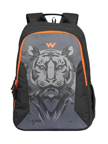 Wildcraft Animal Kingdom-Tiger 3 Compartment Laptop Backpack 45L, Black