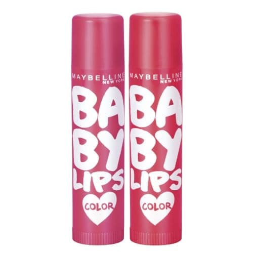 Maybelline New York Baby Lips Color Balm Combo Pack Lip Balm - Cherry Kiss + Berry Crush Lip Balms and Lip Care, Long-lasting Hydration, Lip Balm With SPF, Translucent color, Pack of 2 | 8gm