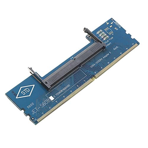 UJEAVETTE Laptop DDR4 RAM to Desktop Adapter Card Memory Tester DIMM to DDR4 Converter 5