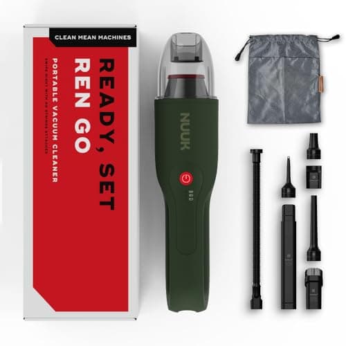 NUUK REN GO Cordless Home Vacuum Cleaner | 2X More Suction, 11000 PA | 4-in-1 Functions with Air Blowing | 7 Attachments+Storage Bag | Dual Filtration with HEPA | BLDC Motor | 2 Suction Modes