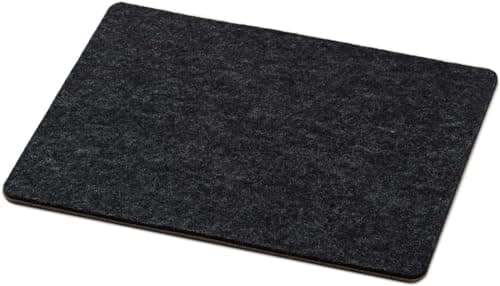 TIERNO Natural Felt Mouse Pad & Desk Mat | Non-Slip Keyboard Pad for Computer, Laptops, and Gaming Consoles (Grey) 2