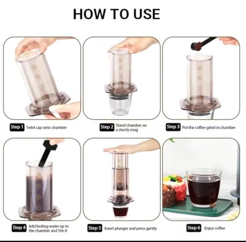 LIXN Coffee and Espresso Maker Manual Machine Black Coffe Maker Compressed Coffee 3