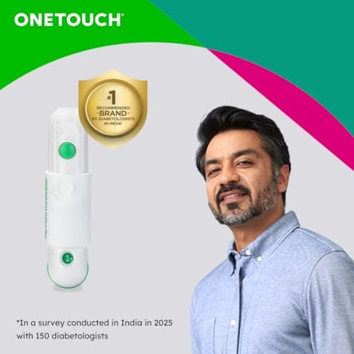 OneTouch Delica Plus Lancets | Pack of 50 Lancets | For Virtually Pain Free Blood Glucose Testing| Global Iconic Brand | For use with OneTouch Delica Plus Lancing Device 3