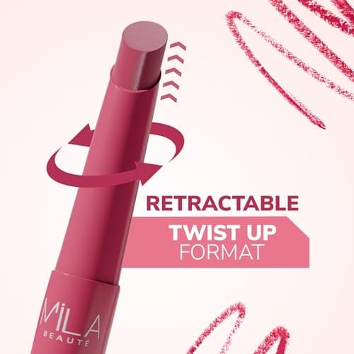 Mila Beauté Pout It Out Matte Lip Crayon | Highly Pigmented & Enriched With Jojoba Oil | Soft Matte Finish | Creamy & Light Weight Texture | Smooth Glide Application | Shade - (Mulan 1.25g) 5