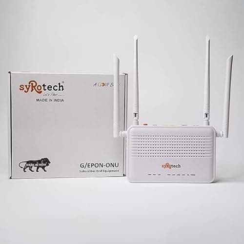 Syrotech SY GPON 2010 WADONT Dual Band XPON ONT with 4 Antenna Fiber Broadband with Voice Wireless Router 3