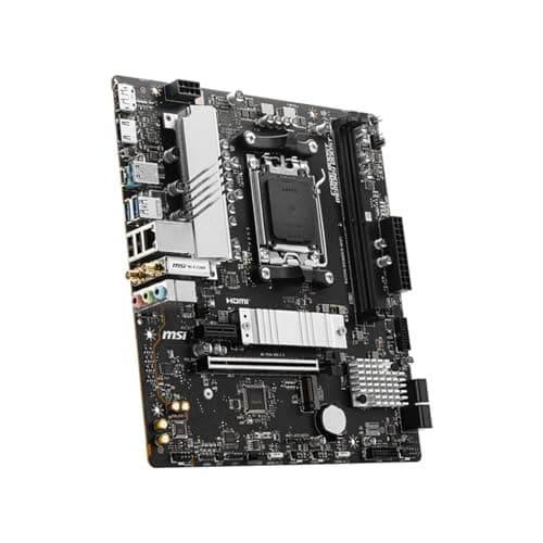MSI B650M Bomber WiFi Motherboard, Micro-ATX - AMD Ryzen 9000/8000/ 7000 Series Desktop Processors, Socket AM5 - DDR5 Memory Boost 7800+ MT/s (OC), PCIe 4.0 x16 Slot, M.2 Gen4 Slot 4