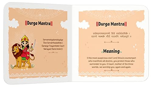 Shlokas and Mantras for Kids – Illustrated Padded Board Book: Simple Sanskrit Shlokas with English & Hindi Translations | First Spiritual Book to Teach Indian Culture, Values & Devotional Practices |  5