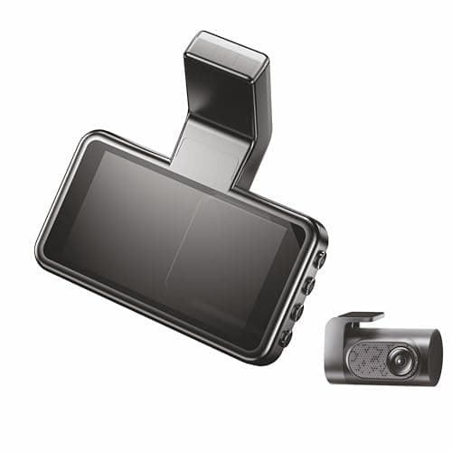 INAXES DC 202D Quad HD Dual Channel Dashcam (Front+Rear - 2026 Edition) with 3" IPS Display | F True 2K, Rear True FHD Res | 4MP Front Camera | ADAS| with | WiFi & APP Support | G-Sensor | 4