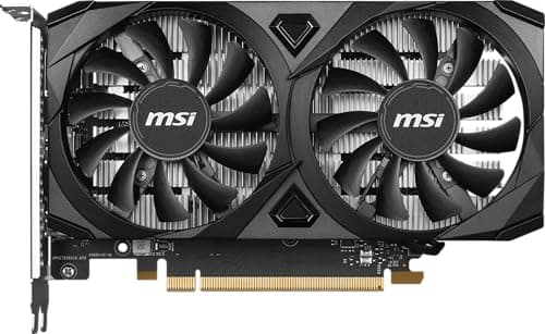 MSI GeForce RTX 3050 Ventus 2X E 6G OC PCI_E Graphic Card - Nvidia Geforce RTX 3050 Gpu, 6Gb GDDR6 96-Bit Memory, 14 Gbps, PCI Express Gen 4 x16Interface, Up to 1492 Mhz, Dual Fan 4
