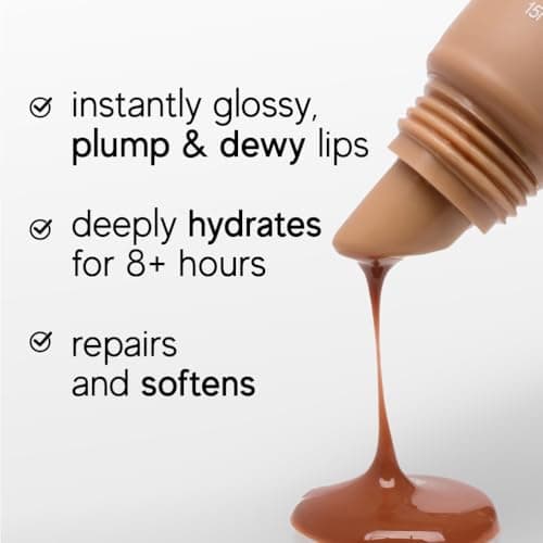 indē wild Masala Chai (15ml) Dewy Lip Balm | Hydrating & Plumping | Lasts 8+ hours | Nude & Non-Sticky | With Natural Desi Ghee, Peptides, Hyaluronic Acid & Shea Butter | Korean Formulation 3