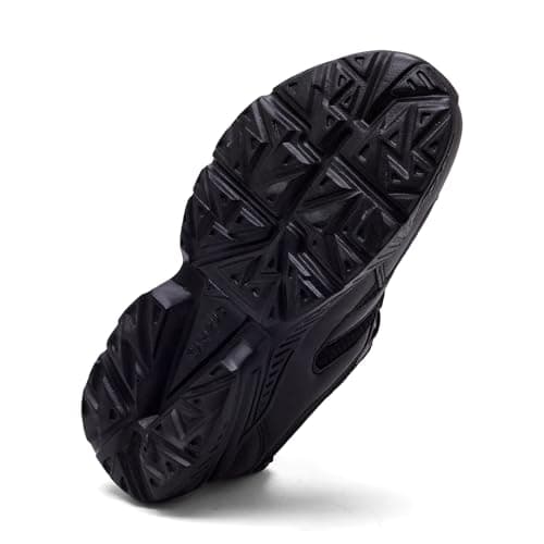 Campus Child CS-26105C BLK/Silver School Shoes - 2UK/India 1 Pair 5