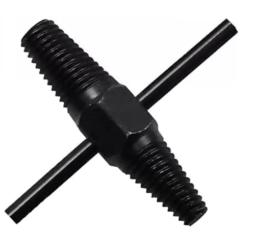 Inditrust Broken Pipe Extractor 1/2'' 3/4'' Double-Head Tap Faucet Valve Screw Extractor Set Damaged Broken Wire Water Pipe Bolt Remover Multipurpose House (1 PC)