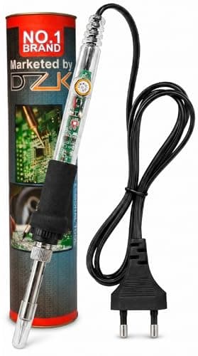 DZK 60W Professional Soldering Iron (Ideal for Soldering Iron Kit Set) - 60 Watt High Power Soldering Machine | Adjustable Temp Solder Iron Gun for Mobile Repairing