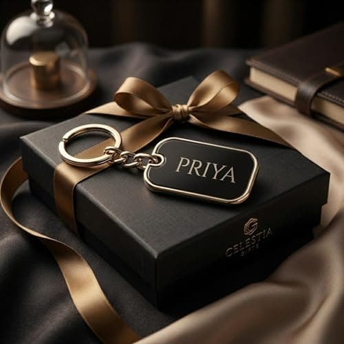 Personalized Stainless Steel Name Keychain with Double-Sided Engraving | Custom Engraved Keyring for Men & Women | Durable Metal Name Tag for Car, Bike, Home & Gift Use (Black Keychain) 5