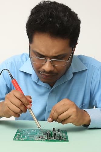 NVEE1 25 ST Soldering Iron Thermocol Cutter | 25W, Pointed Tip, Bakelite Handle, Pure Copper Cable | Ideal for Electronics Repair, Soldering, Thermocol & Plastic Sheet Cutting 4