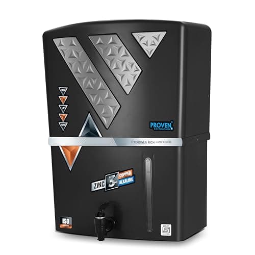 Proven Eleven Zinc Water Purifier – RO + UV + UF with Copper & Zinc, Suitable for Borewell Water, 12L Storage, TDS Adjuster, Made in India, ISI Certified | 12-Stage Purification | 1-Year Warranty 3