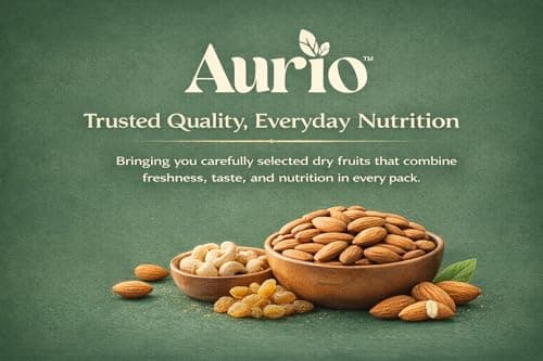 Aurio Premium Almonds (Badam) 250g | 100% Natural, Crunchy & Fresh | High in Protein & Fibre | Healthy Dry Fruits (250g) 4
