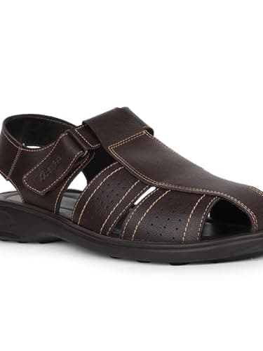 Bata Classic Sandal Men's Dark Brown Sandals - 7 UK (8614041) 3