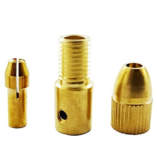 DIY DIYC-11633 Crafts Drill Chuck Collet Bits Rotary with Screw Scientific Accessories Dno# 53(Pack of 4pcs, DIY Crafts) 2