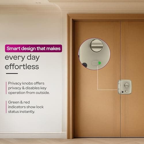 Godrej RimLock | Centaur Ultra XL+ Double Door Lock | World’s First Dual Motion Hybrid Lock | Main Door Lock | 14-Pin Ultra XL+ Cylinder | Key Combinations | Antique Brass Finish | 15-Year Warranty 4