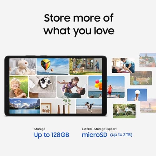 Samsung Galaxy Tab A11, 22.05 cm (8.7 inch) TFT LCD Display, 4 GB RAM, 64 GB Storage, Wi-Fi + LTE Tablet, Gray 5