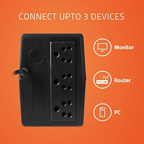 Artis PS-600VA 600VA Line Interactive UPS for Personal Computers, Desktop PCs, Laptops, Routers, Ne 3