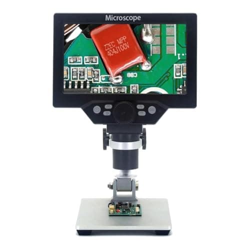 SCHOFIC G1200 12MP Digital Microscope 1-1200X Continuous Zoom Magnifier Optical Instruments 7" HD 2