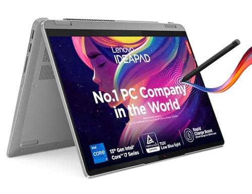 Lenovo IdeaPad Flex 5 Intel Core i7-1355U 14"(35.5cm) WUXGA+ IPS 2-in-1 Laptop (16GB RAM/512GB SSD/Windows 11/Office 2021/Lenovo Digital Pen/Backlit KB/3 Month Game Pass/Grey/1.5Kg), 82Y00052IN