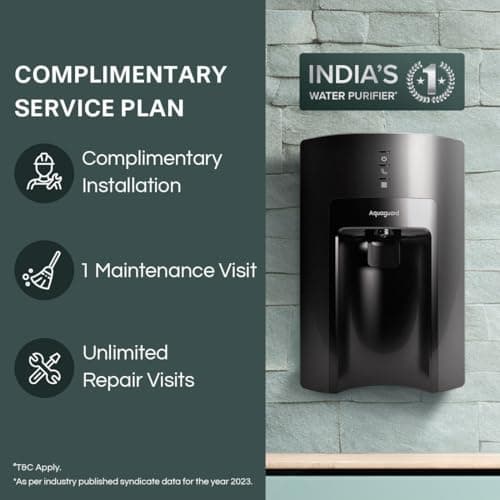 Aquaguard Sure Delight RO+MC 1X Water Purifier | Free Service Plan worth ₹2000 | India’s #1 Water Purifier | Suitable for Borewell & Tanker Water | 30x Impurity Removal vs Local Purifiers 2