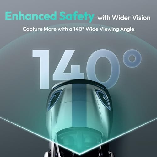 Botslab Car Dash Camera HK30 Pro Sleek and Mini Design Dash Cam 3MP 1296p 2K Resolution, 140° Wide Viewing Angle, Emergency Recording Locked, WiFi, App Support, Easy DIY Setup 4