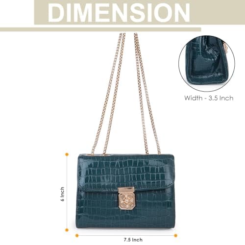 Pramadda Pure Luxury Trendy Gift combo set for women Sling Bag with Earrings | Rakhi Raksha Bandhan Gift For Sister | Birthday Gift For Girls | Festival Diwali Christmas Gift Items. 5