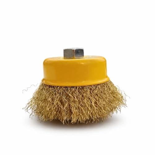 Steel Wire Cup Brush for Angle Grinder, Rust Removal and Metal Polishing, Heavy Duty Surface Cleaning Tool 4