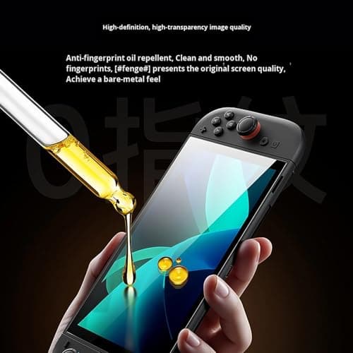 OIVO INDIA Tempered Glass Screen Protector for Nintendo Switch2, 8.7'' Automatic Calibration/Anti-Scratch/Case Friendly & Bubble Free, Protective Ultra Slim Game Console Screen Protector 5
