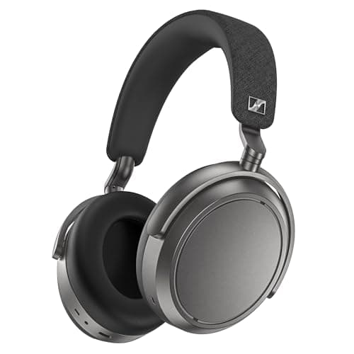 Sennheiser Momentum 4 Wireless Over Ear Headphones, German Design, ANC, 60h Battery, Customizable Sound, 4 Digital Mics for Crystal-Clear Calls, Multipoint Connectivity, 1 Yr Warranty, Graphite