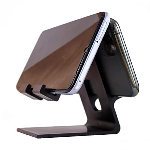 BLAXSTOC (P11+Peramid Mobile Stand for Table, Table Mobile Stand,Mobile Holder for Taible,Stand for Mobile and Tablet (Pack of 2) 2